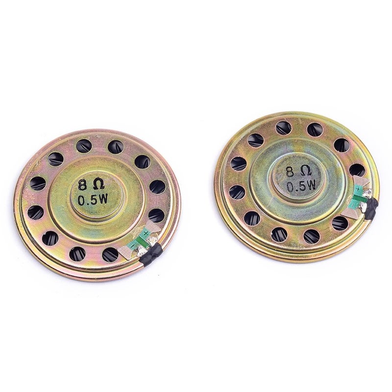 Cylewet 2Pcs Diameter 5cm 8ohm 0.5W Loudspeaker Woofer Small Speaker for Arduino (Pack of 2) CYT1025 - Image 3